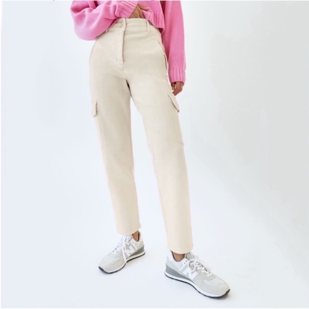 Aritzia Wilfred Free Modern Cargo Pant in Birch Sz 2